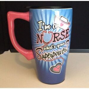 Nurse Life Travel Mug with Lid - New and Never Used